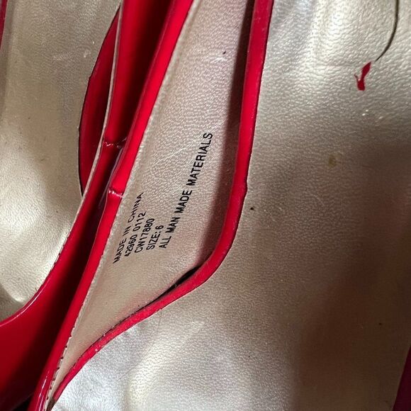 Rosalina size 6 red heels - Picture 2 of 5